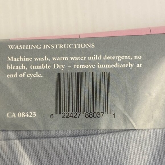 NEW Fabric Tablecloth Blue Gray 60 x 84 - Picture 8 of 10